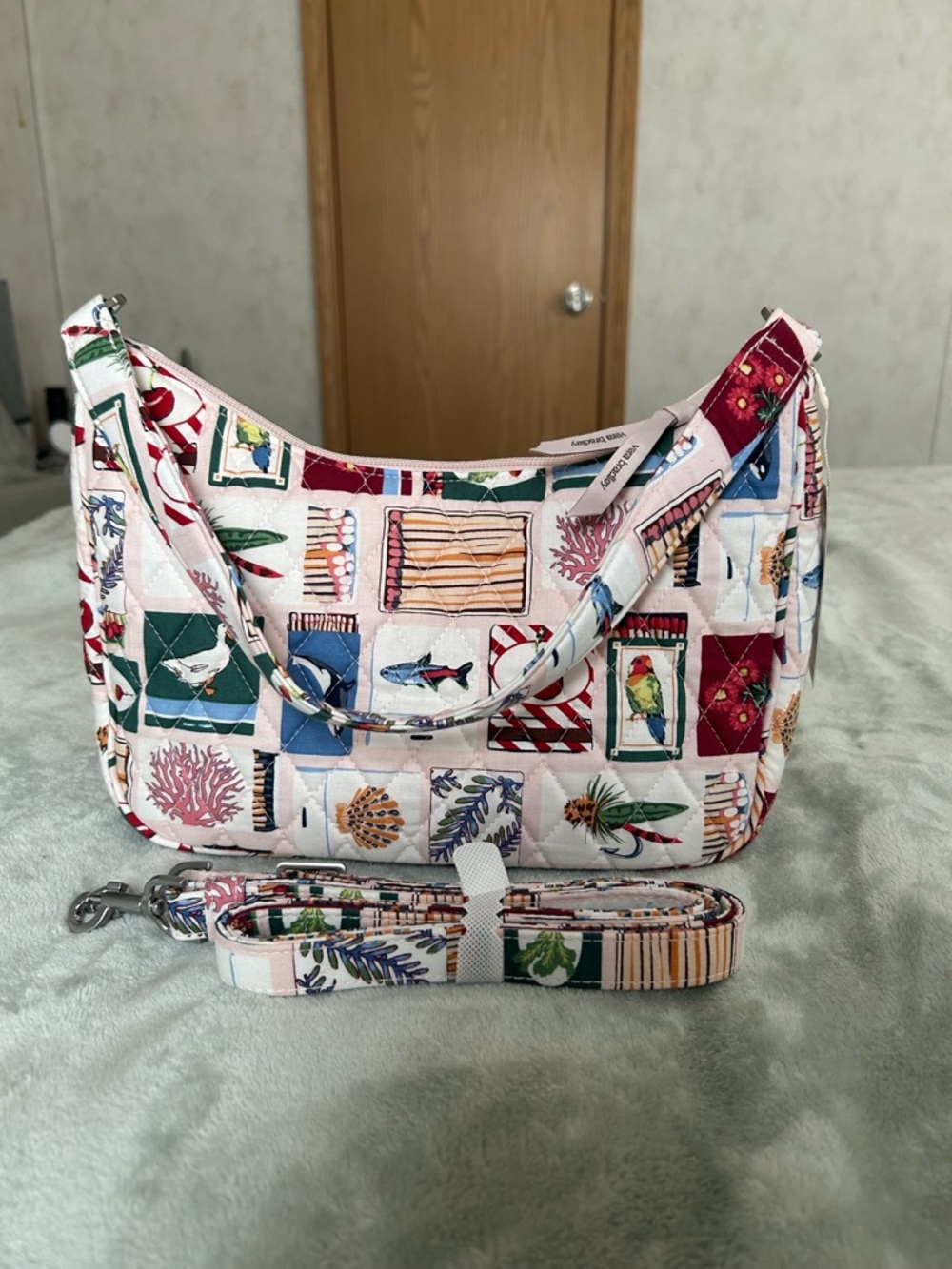 Vera Bradley Target Crescent Crossbody/ Shoulder Bag- Matchbook Collection NWT